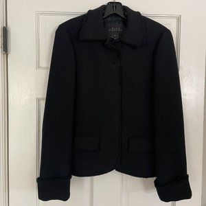 Pink Tartan Wool Blazer Size 8